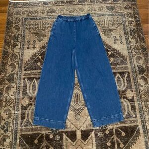 COS pull on denim pants